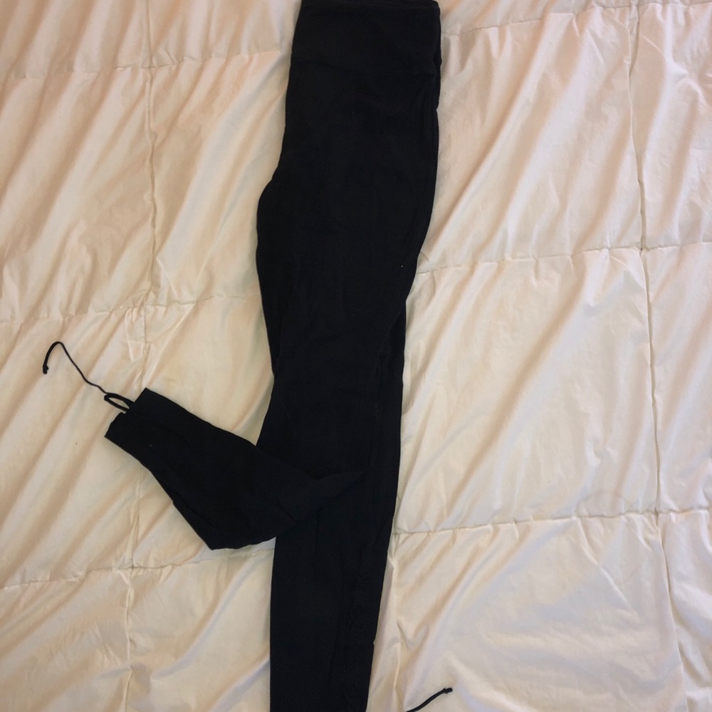 Target leggings w/ lace up ankles
